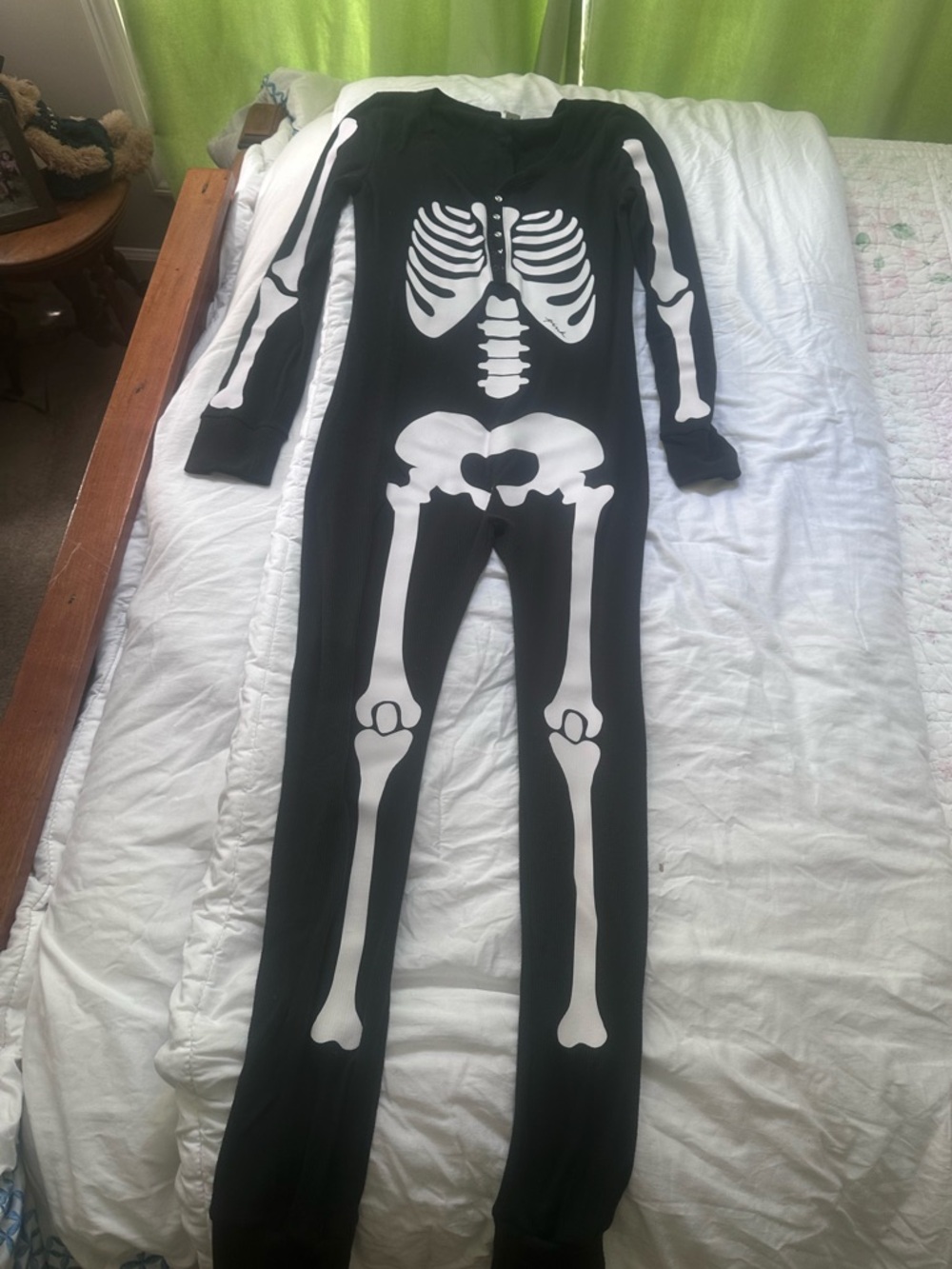 Victoria’s Secret PINK Skeleton Onsie size M